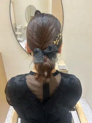 ヘアアレンジ Yamamoto 半個室美容室zinaのヘアスタイル