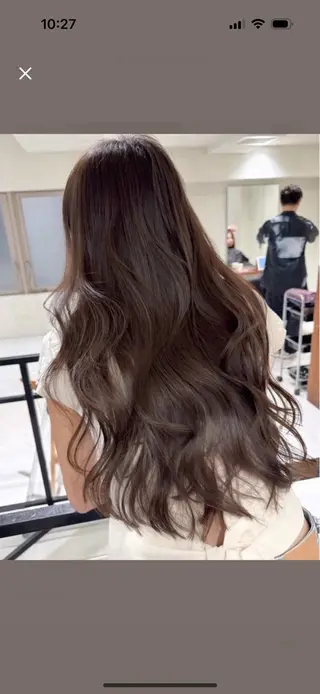 ロング 🎀 うる艶透明感 カラー / 錦糸町のヘアスタイル