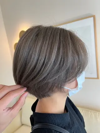 ショート ダメージレス◎東区/ 艶カラー💫/斉藤拓のヘアスタイル