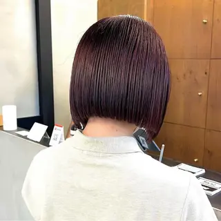 ミディアム カラー パーマ ヘアアレンジ メンズ キッズ ネイル マツエク・マツパ アイブロウ 前川 朋香のヘアスタイル