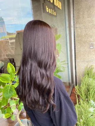 ロング カラー 暖色系カラー まおのヘアスタイル