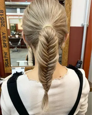 ロング 藤本 夢のヘアスタイル