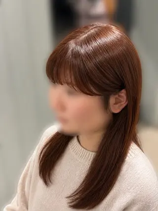 カラー 酸性縮毛矯正/ 髪質改善/信之介のヘアスタイル