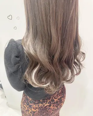 セミロング カラー 新宿駅近♡個室 ♡関口三都季🌜のヘアスタイル