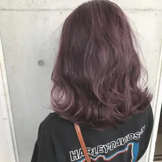 ミディアム カラー &SONS 小林亨のヘアスタイル
