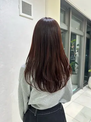 ロング カラー 似合わせレイヤー 海外風レイヤーmioのヘアスタイル