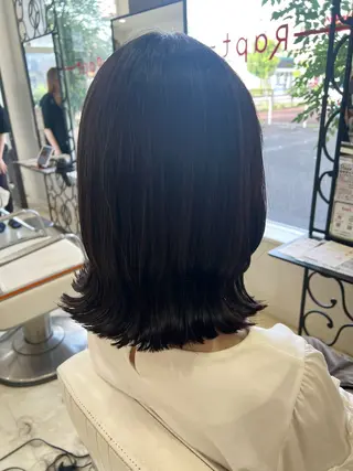 ミディアム Rapt.HAIR 中村 知里のヘアスタイル