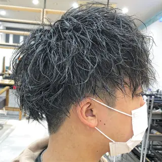 パーマ メンズ 🏆メンズ特化🥇 店長YUTOのヘアスタイル