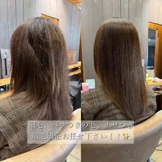 ミディアム Lond bla-maのヘアスタイル