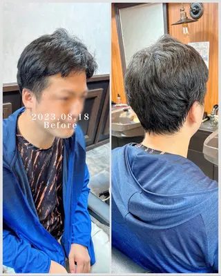 ショート メンズ 深野 茜のヘアスタイル