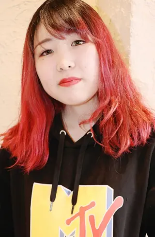 セミロング カラー 徳永 博志のヘアスタイル