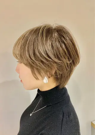 ショート カラー 当日予約◎/縮毛矯正 /艶カラー/雨森大晃のヘアスタイル