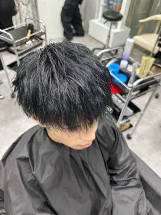 パーマ メンズ 久米 治仁のヘアスタイル