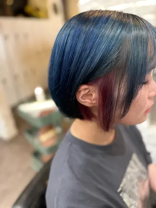 カラー 艶カラー✨️派手髪 🦄renのヘアスタイル