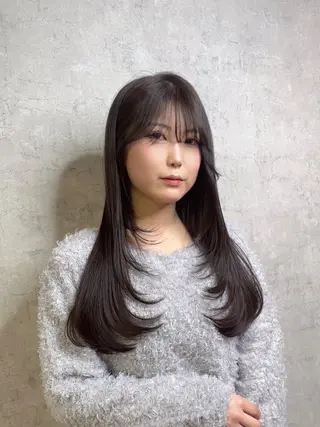 ロング トレンド韓国レイヤー 🇰🇷のんのヘアスタイル