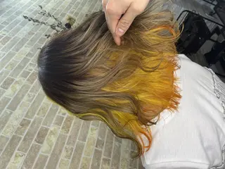 カラー 派手髪/ハイトーン/ エクステ✨ユウキのヘアスタイル