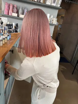 セミロング カラー ✨韓国ヘア/やすよ/ 透明感/レイヤー✨のヘアスタイル