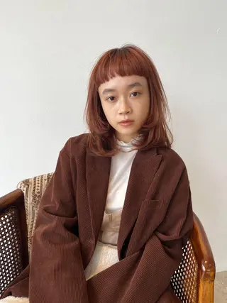 ミディアム カラー 五十嵐ゆり 美髪カラー　武蔵小杉のヘアスタイル