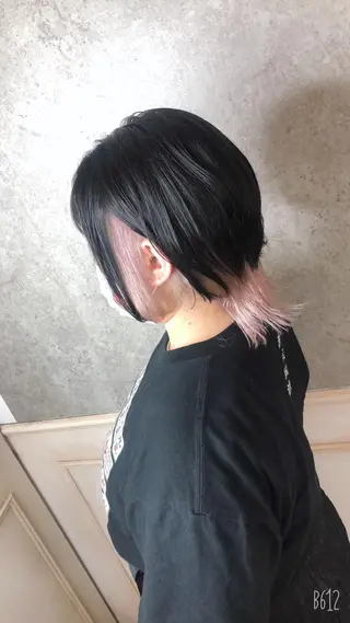 ミディアム カラー デザインカラー🎨 下北沢 / 磯部のヘアスタイル