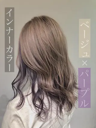 セミロング カラー 海外レイヤー/ レイヤーカット/和田のヘアスタイル