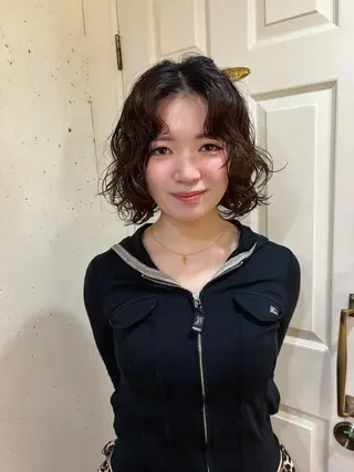 ミディアム パーマ kaito パーマ募集！🔵のヘアスタイル