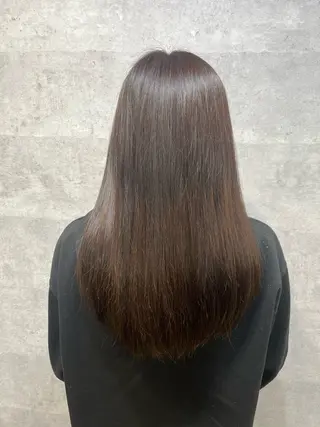 ロング カラー 紫音 cutwells郡山のヘアスタイル