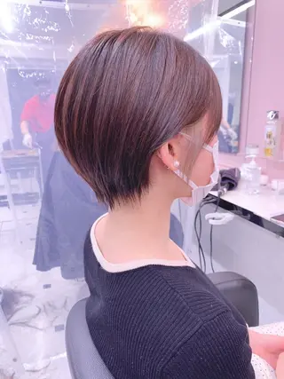 ショート カラー ヘアアレンジ 【赤み消しカラー】 中野浩太のヘアスタイル