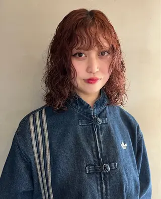 パーマ 海外風ニュアンス パーマ/たいきのヘアスタイル