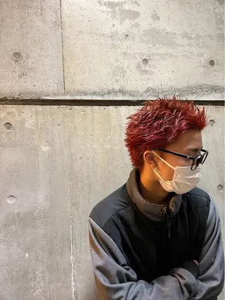 ショート カラー メンズ 五十嵐 圭音のヘアスタイル