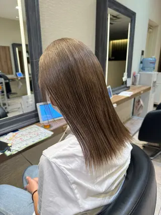 ロング カラー さら艶レイヤーカット 🩶Suzuneのヘアスタイル