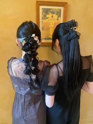 ヘアアレンジ 🎀津曲夏希🎀ボブ レイヤー/顔周りのヘアスタイル