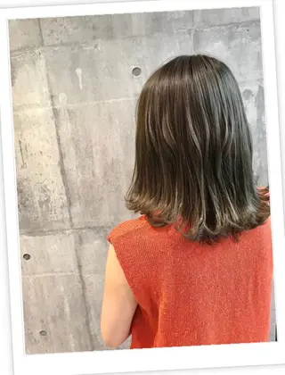 ミディアム カラー パーマ ヘアアレンジ メンズ キッズ ネイル マツエク・マツパ EnBlesS西宮 マンツーマン神道有基のヘアスタイル