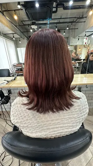 カラー Angelica 内海 遥奈のヘアスタイル