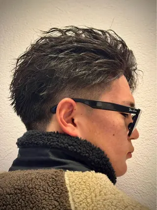 ミディアム パーマ メンズ 藤沼 唯斗※注意事項必読※のヘアスタイル