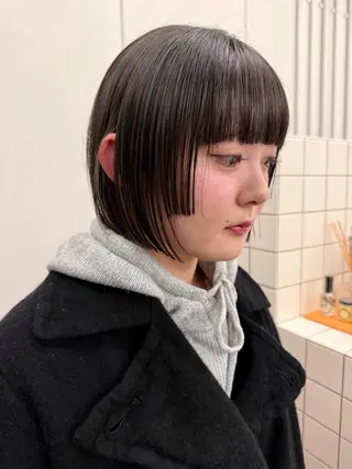 ショート カラー 関 京磨のヘアスタイル