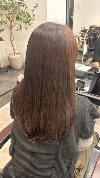 ロング カラー ボブ/暖色カラー 🎧 kei 🎀のヘアスタイル
