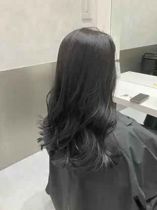 ロング カラー 💖ブリーチなし透明 感💖ASAHIのヘアスタイル