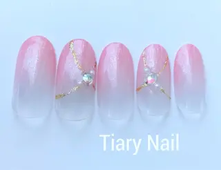 ネイル 💗🪽Tiary Nail🪽💗のネイルデザイン