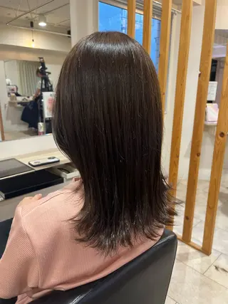 セミロング 骨格/顔型/パーソナ ルカラー診断/中野のヘアスタイル