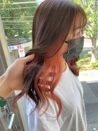 ロング カラー 鈴木/ニュアンス パーマ/メンズのヘアスタイル