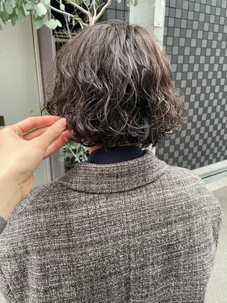 ショート パーマ ボブ／パーマ指名 No. 1🍃れんとのヘアスタイル