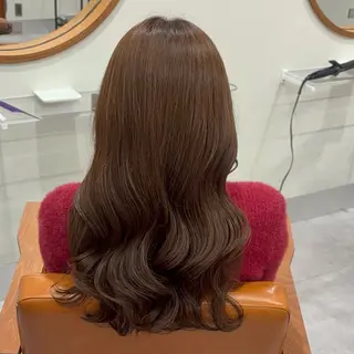 ロング カラー 加藤 麻夢のヘアスタイル