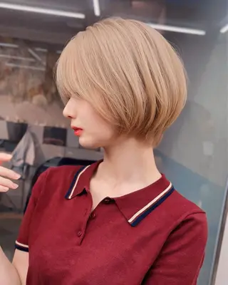 ショート 🌟透明感カラー× 小顔カット いっせいのヘアスタイル