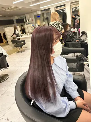 カラー 透明感ベージュ🤎 ナチュラルレイヤーのヘアスタイル