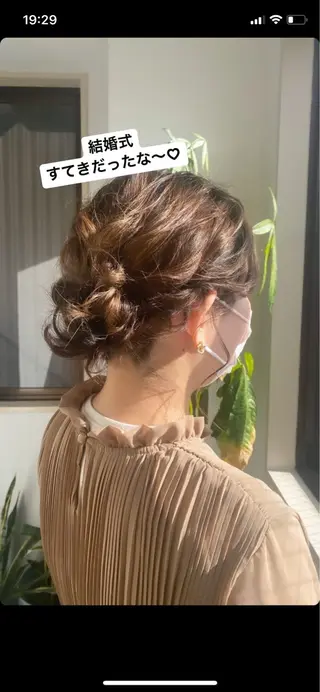 ヘアアレンジ パウダーテラ所属・槇 あかねのヘアスタイル