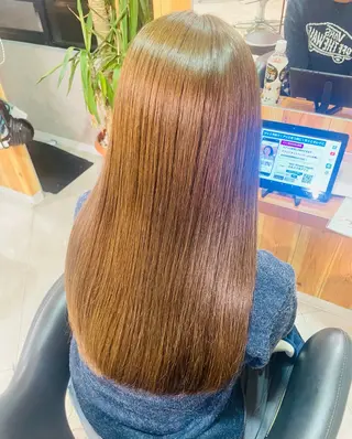 セミロング 林和輝/縮毛矯正/ 髪質改善/ヘッドスパのヘアスタイル