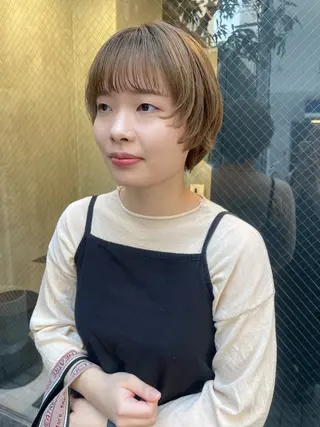 ショート カラー ヤマモト マイのヘアスタイル