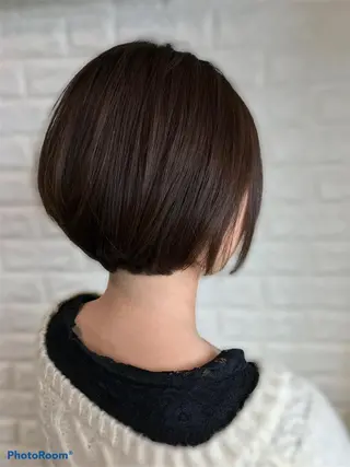ショート 縮毛矯正/ 髪質改善 /ショート　圍　崇行のヘアスタイル