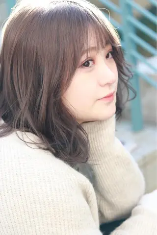 セミロング 杉若 利彦のヘアスタイル