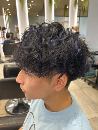 カラー メンズ 星加 理希のヘアスタイル